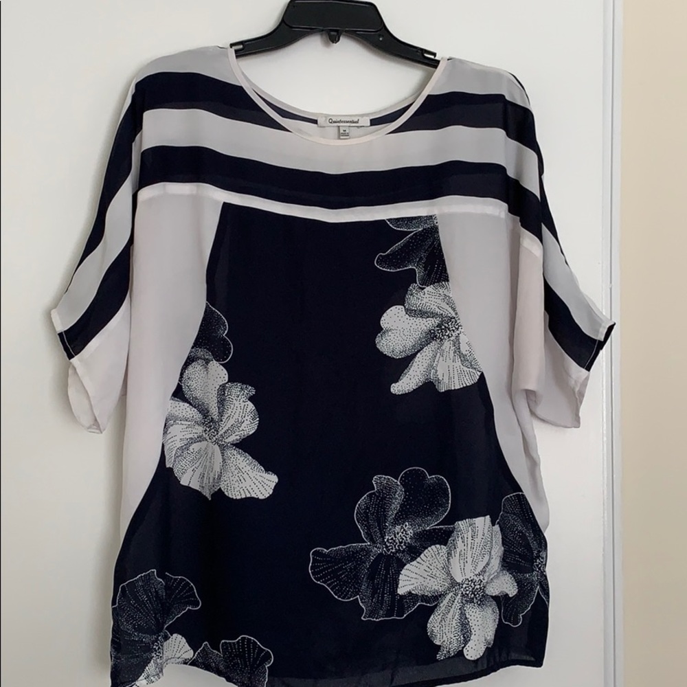 Cute sheer material top